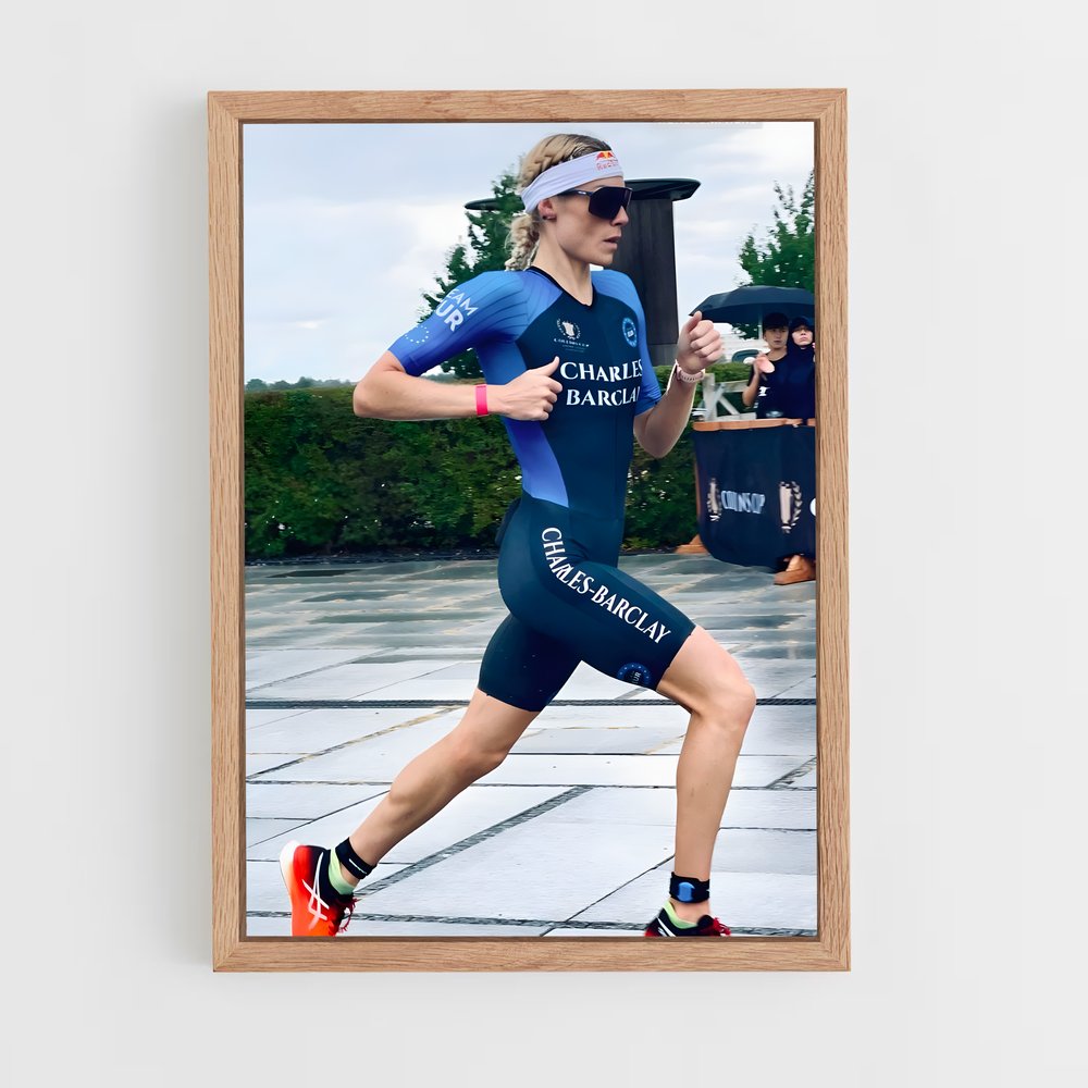 Poster The Blue Runner – affiche Athlétisme (vue 4)